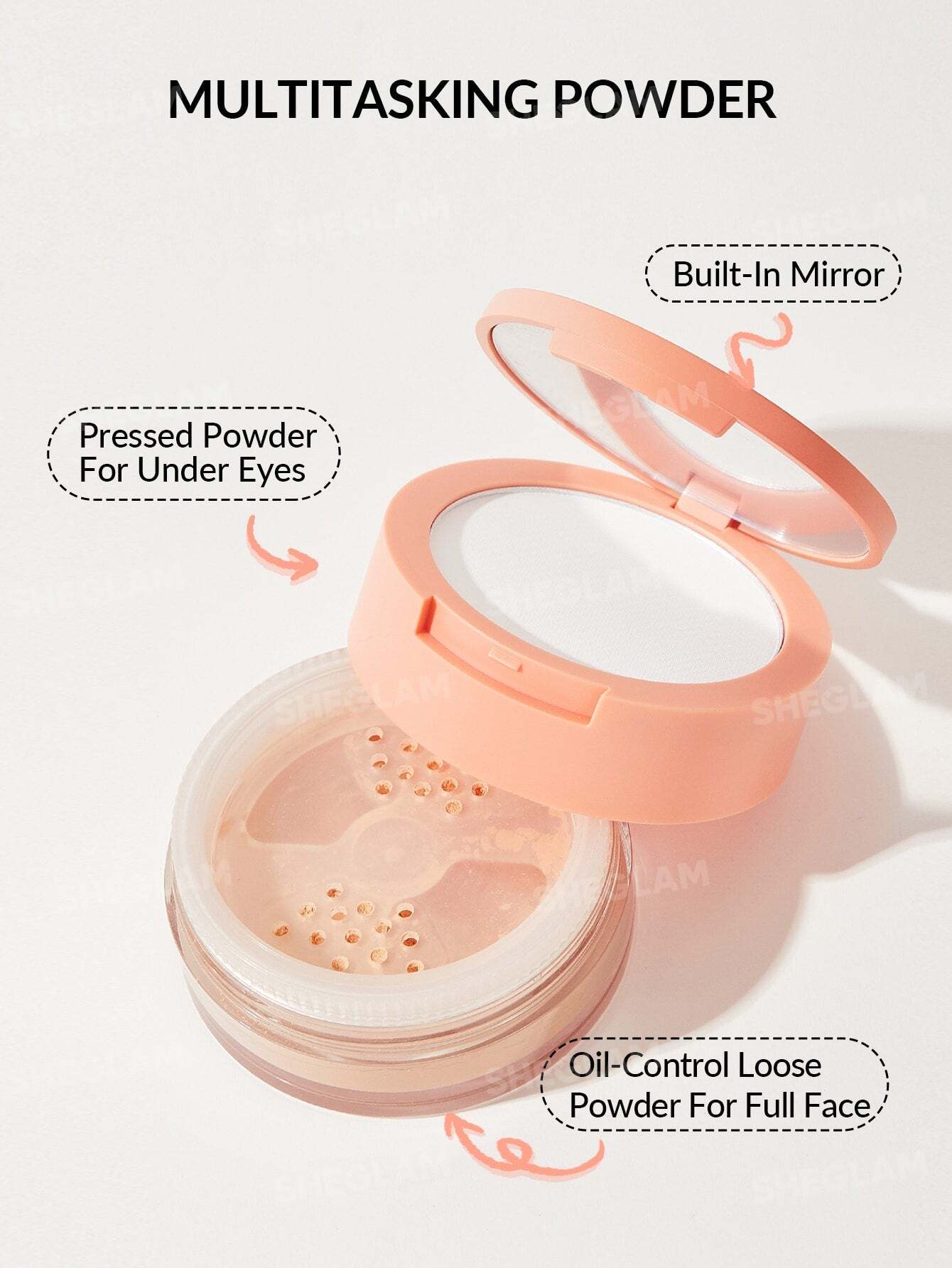 Sheglam Insta-Ready Face & Under Eye Setting Powder Duo 7