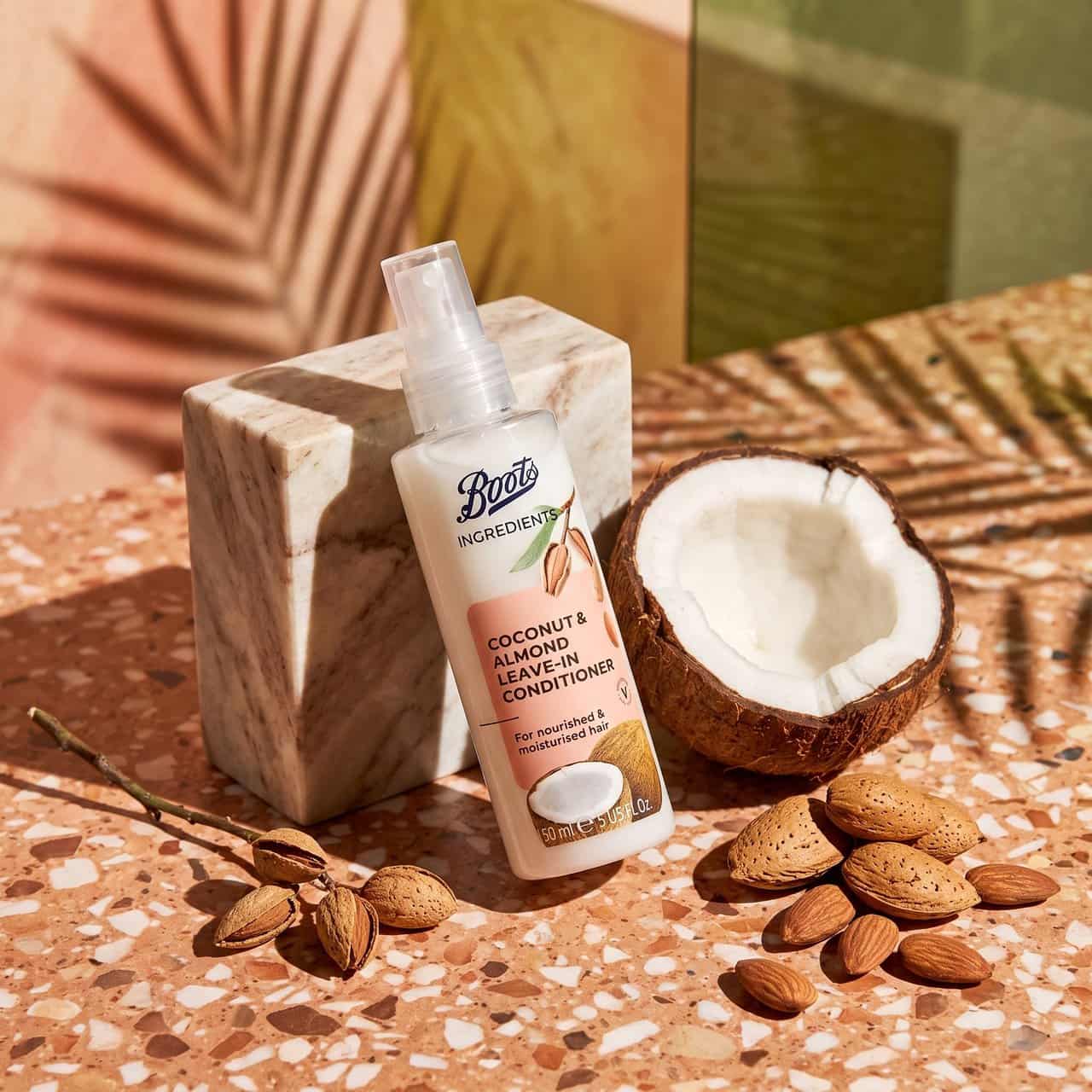 Boots Ingredients Coconut & Almond Leave-In Conditioner 3