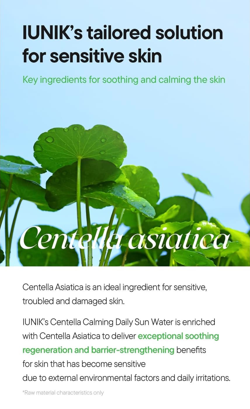 iUNIK Centella Calming Daily Sun Water 8