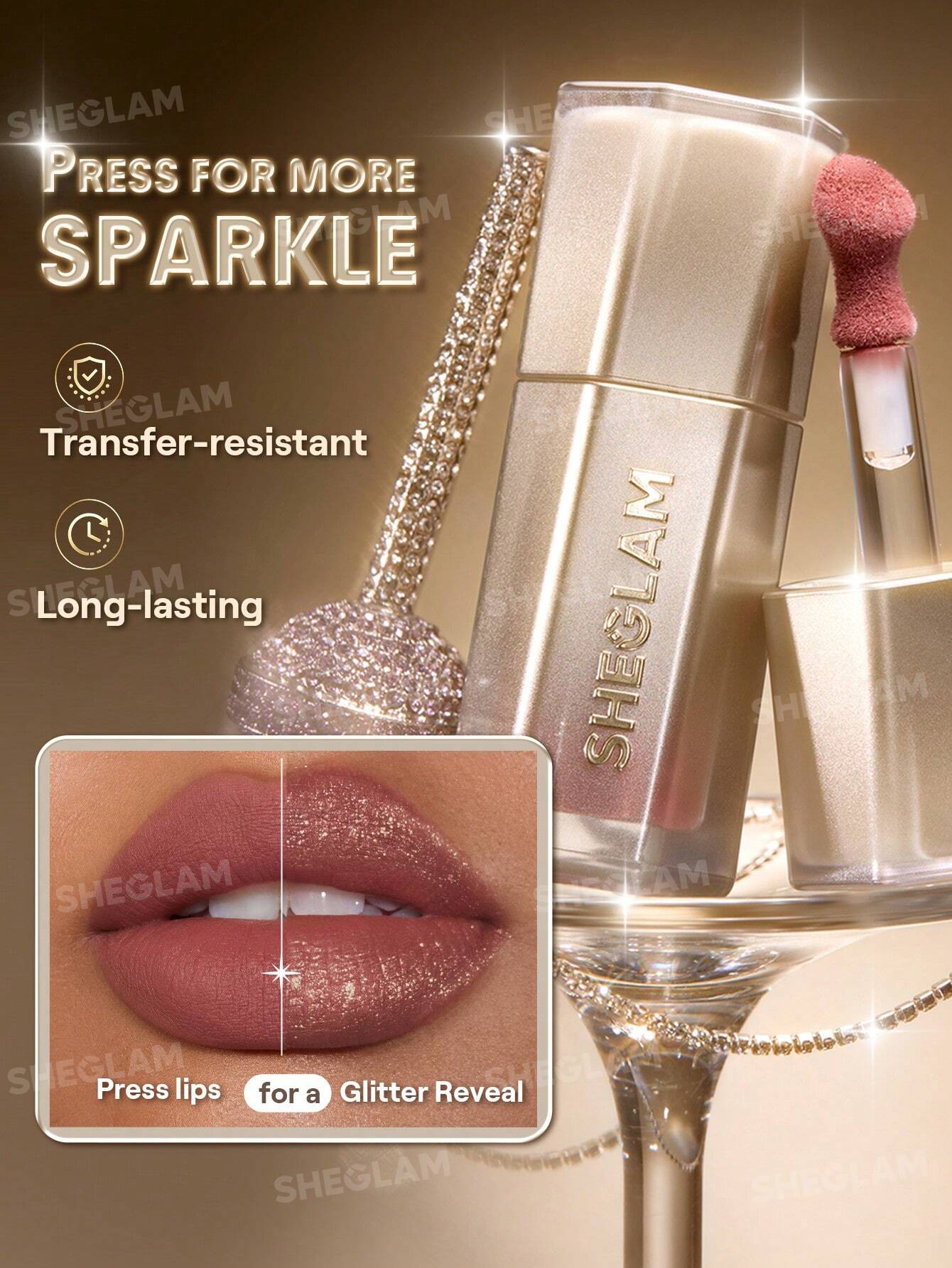 Sheglam Stardust Swipe Glitter Liquid Lipstick 4