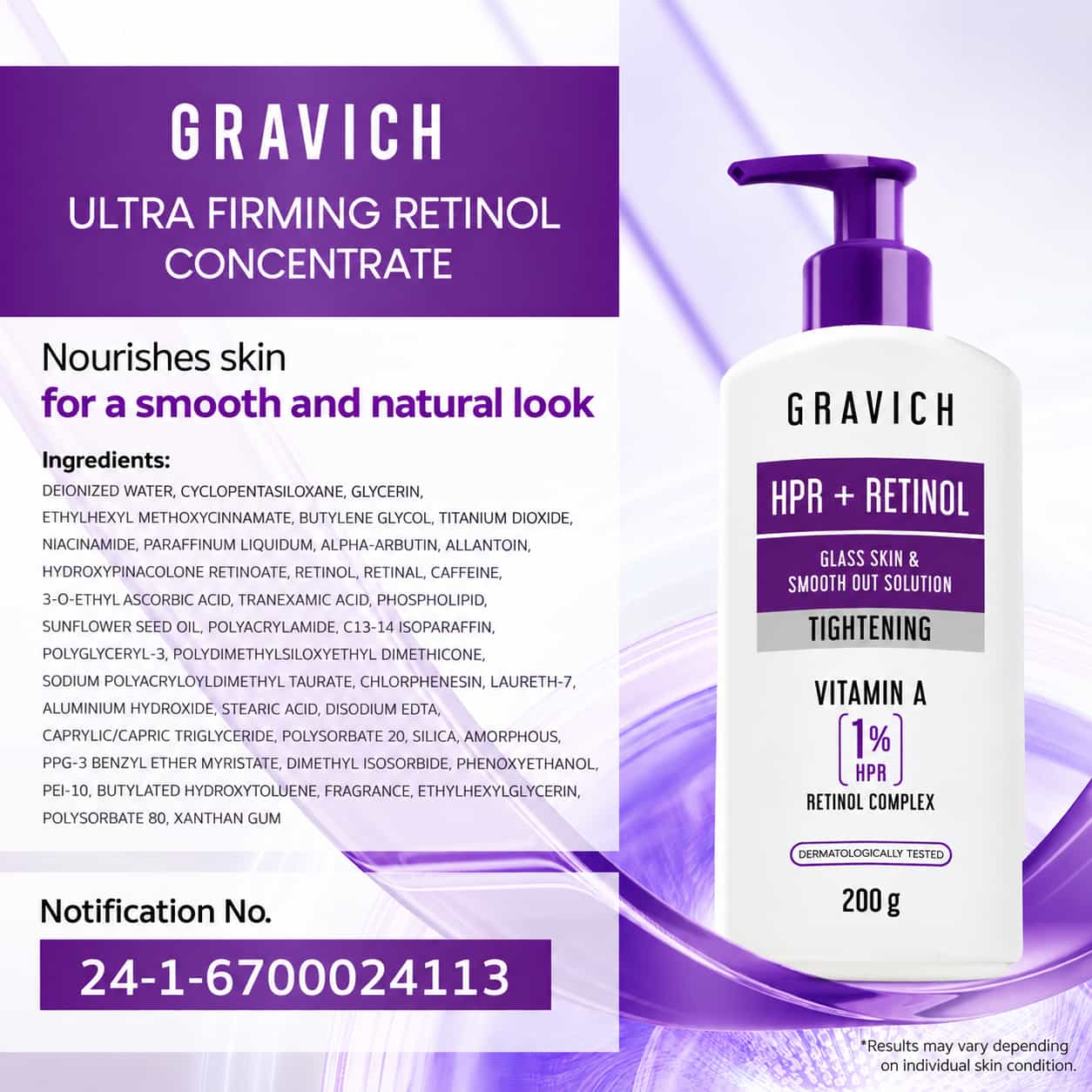 GRAVICH Concentrate Body Serum 200g 5