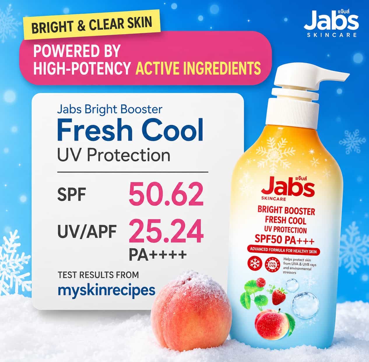 JABS UV Protection Body Lotion SPF50 PA + + 450ml 3