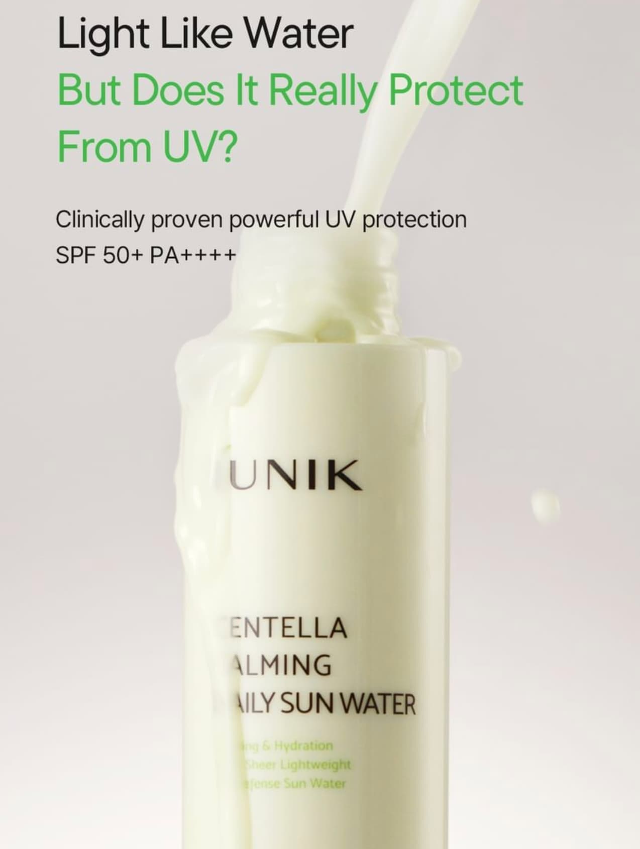 iUNIK Centella Calming Daily Sun Water 5