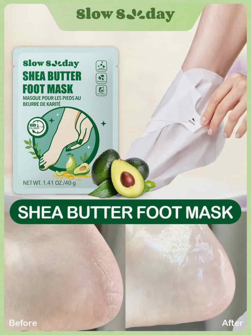 SlowSunday Foot Mask 40g 2