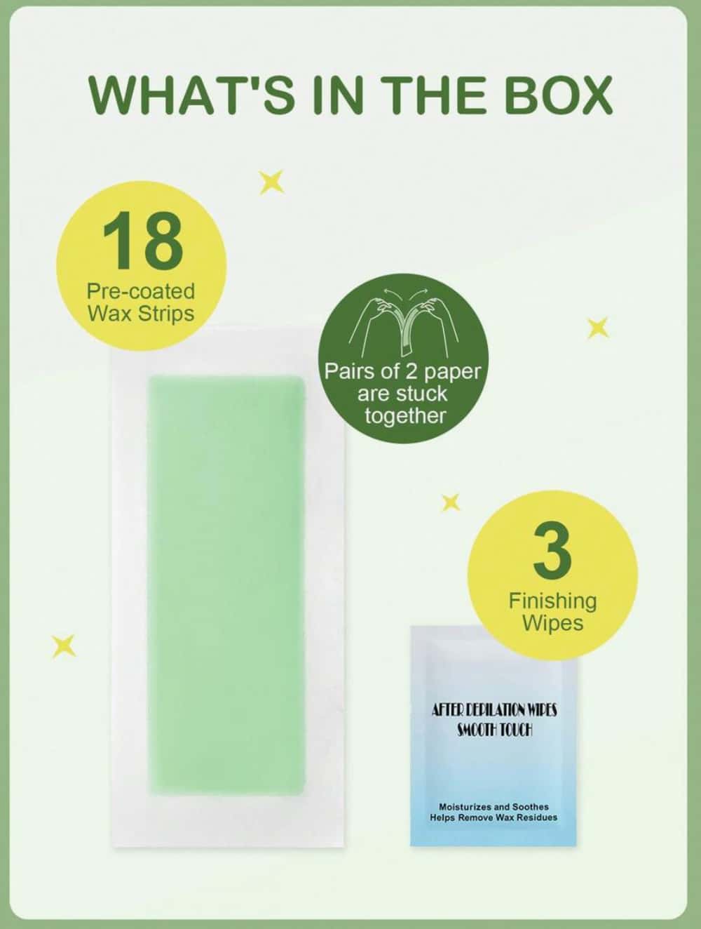 SlowSunday  Facial Wax Strips 40g 4