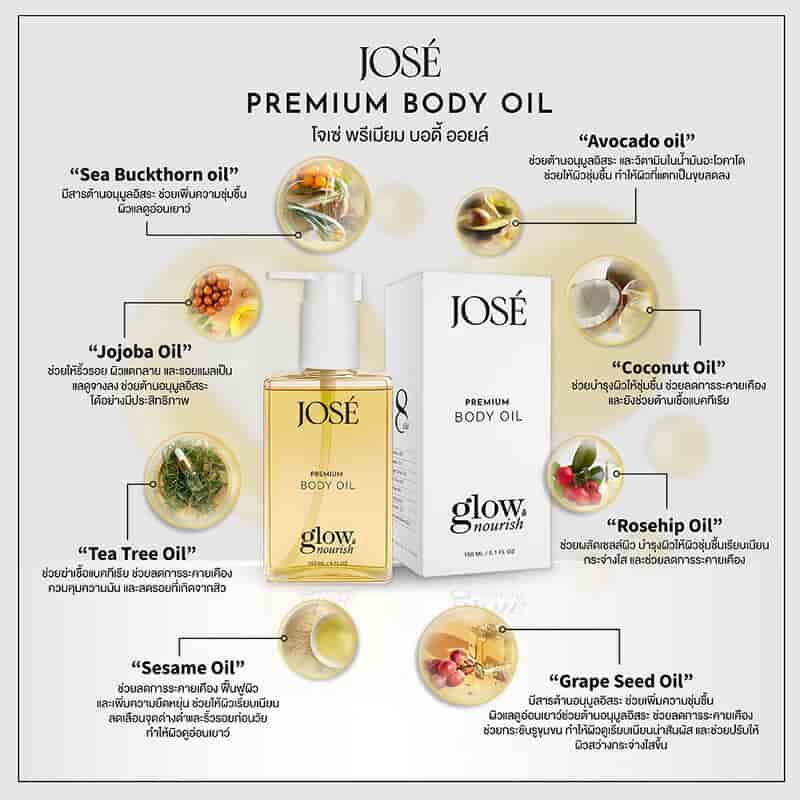 JOSE Premium Body Oil  2
