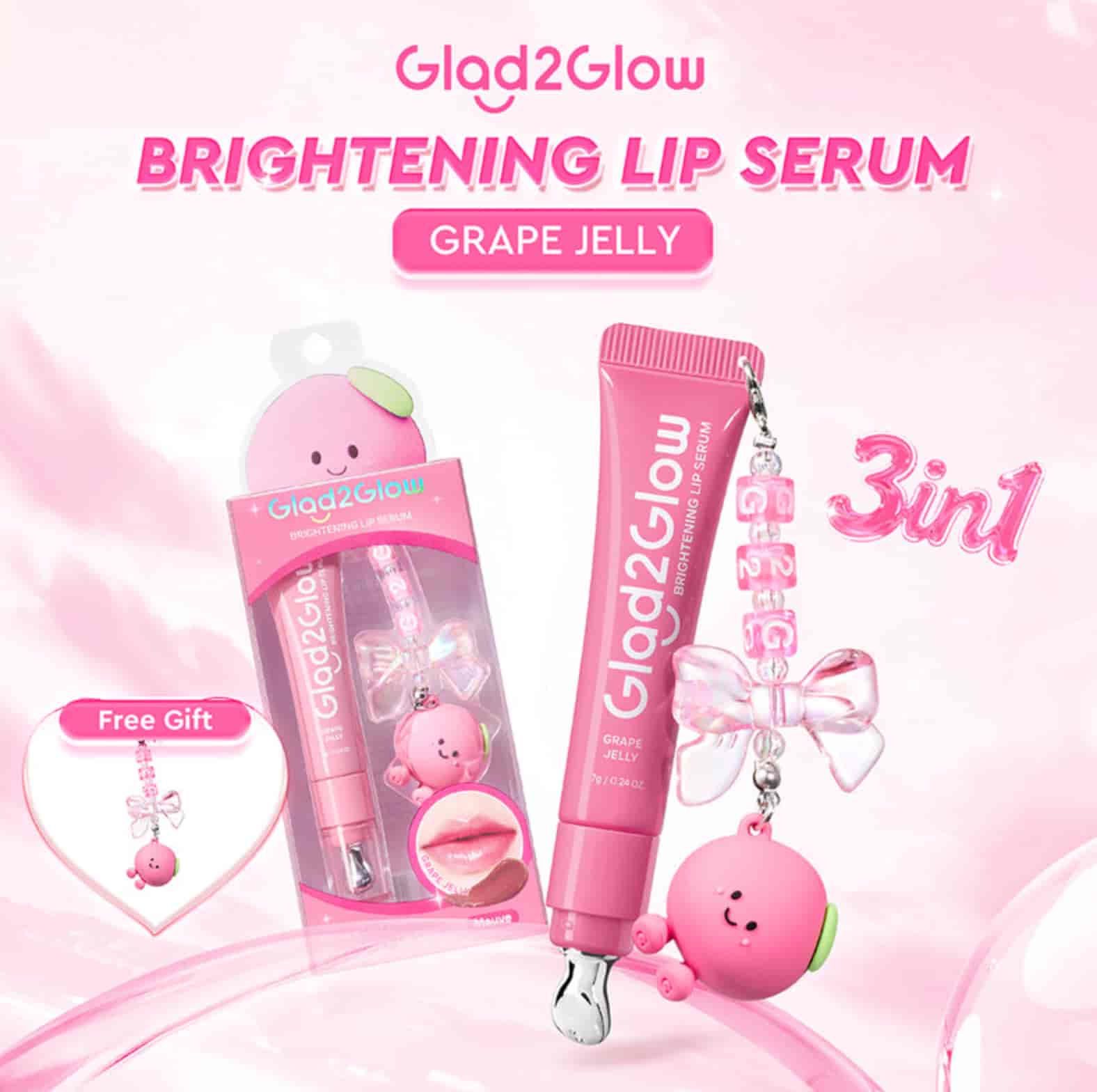 Glad2Glow Brightening Lip Serum 7g 2