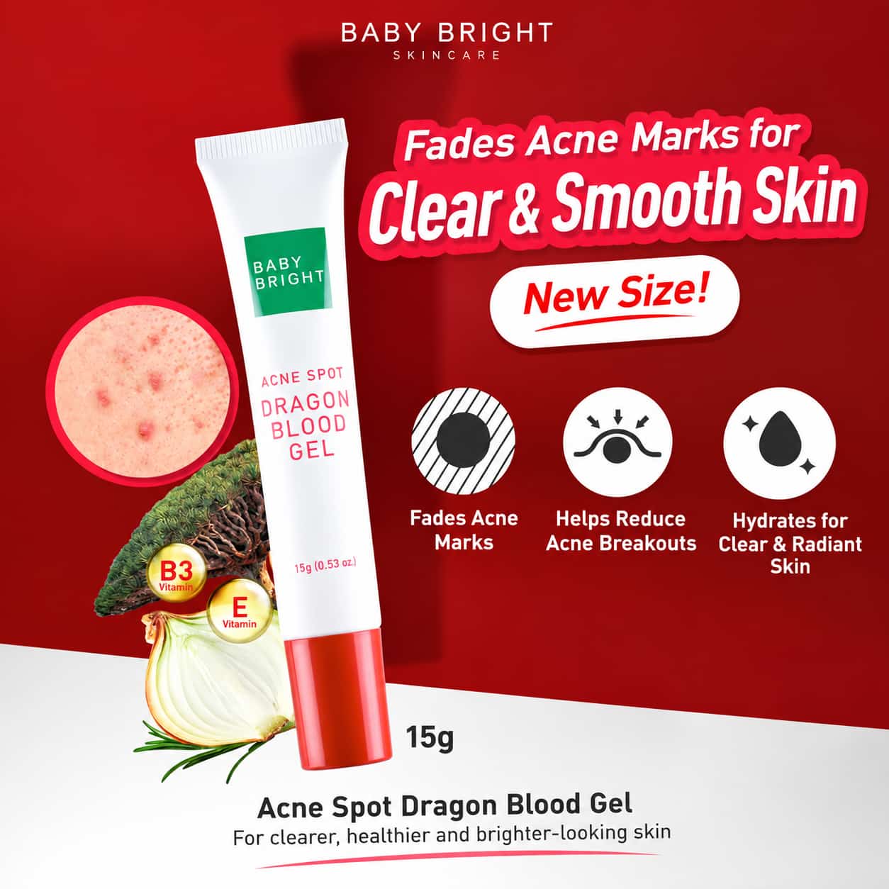 Baby Bright Acne Spot Dragon Blood Gel 2