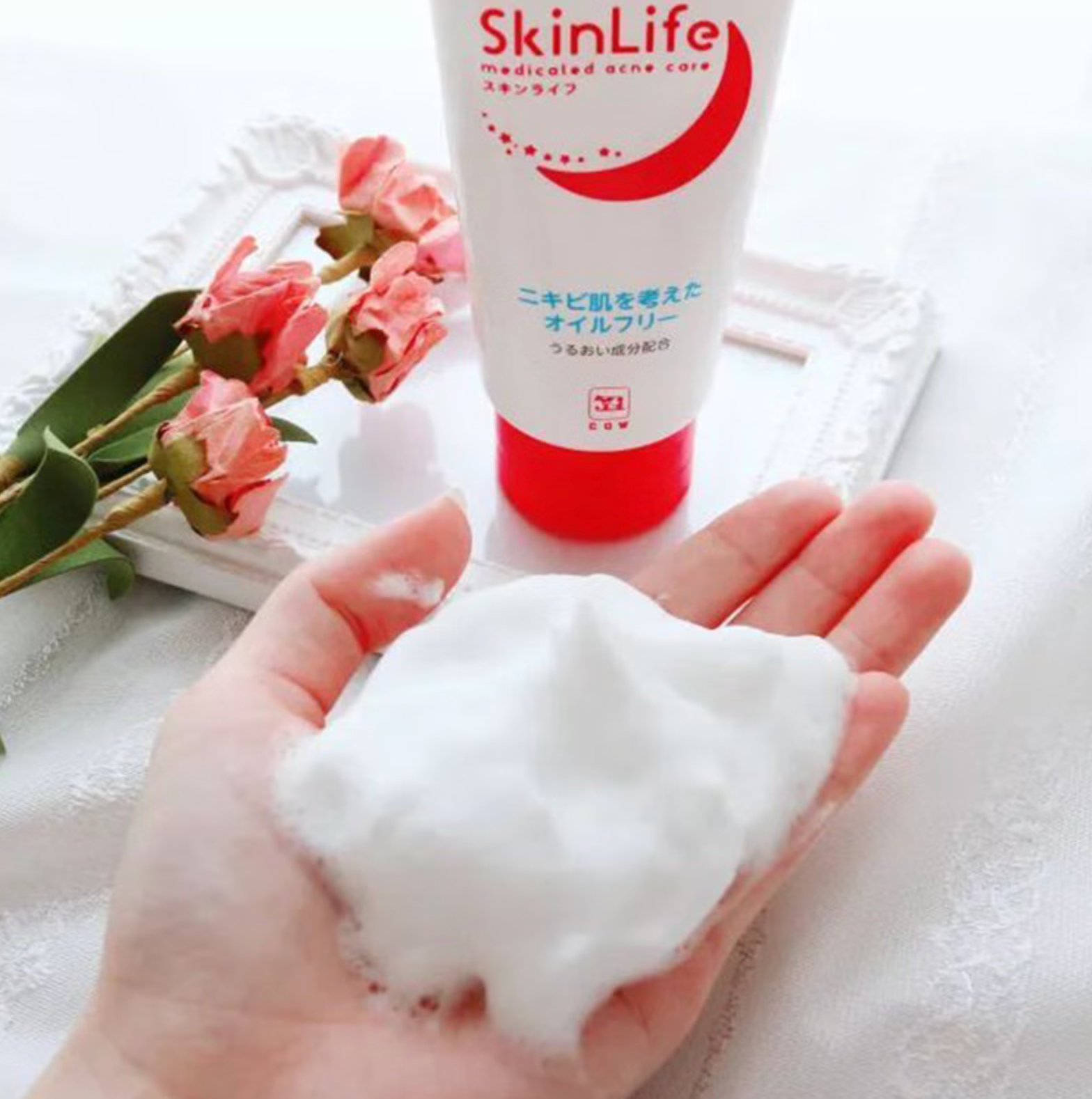 Cow brand Skin Life Facial Cleansing Foam Medicated Acne Care  2
