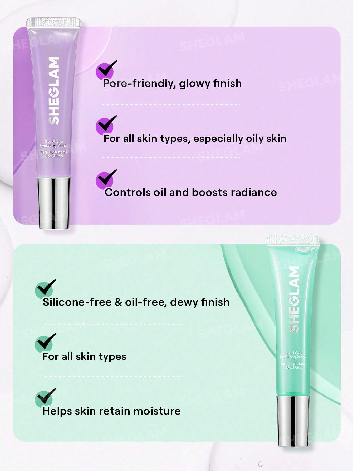 Sheglam Good Grip Hydrating Primer 15 ml Travel Size 7