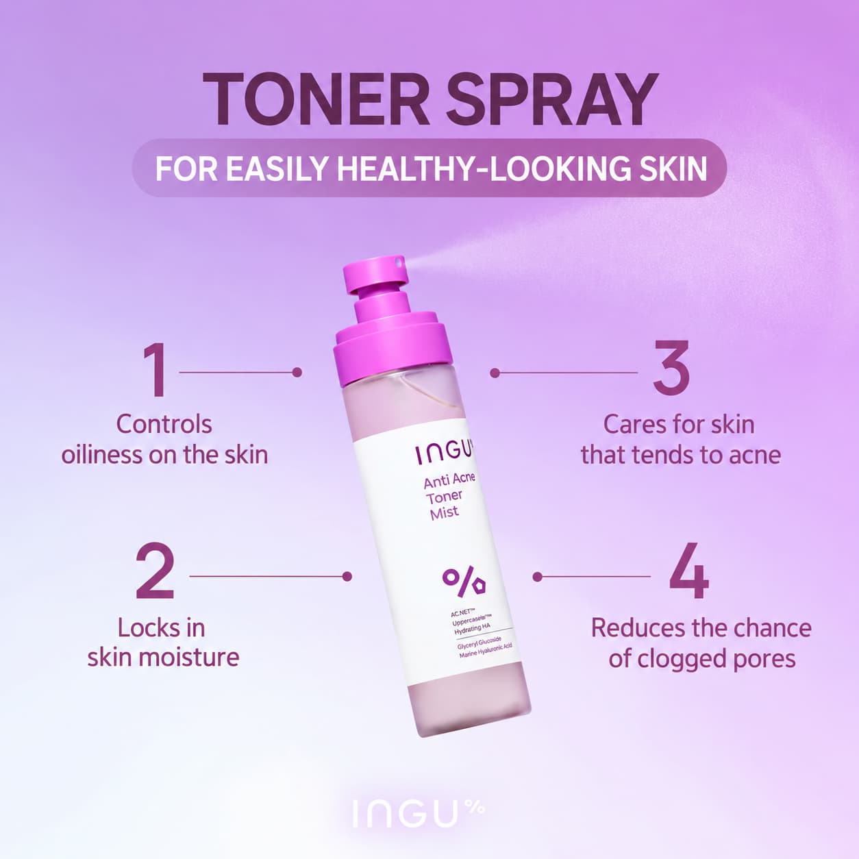 INGU Anti-Acne Toner Mist  2