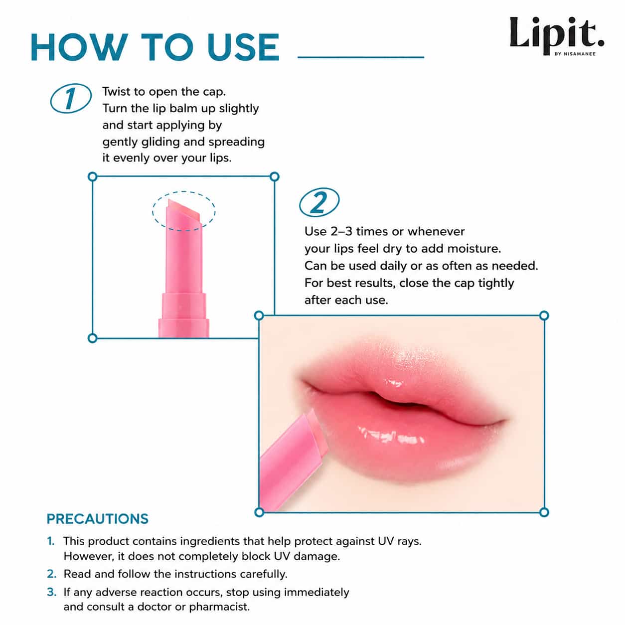 Lip It Sunday Sun Balm SPF50+ PA++++ 3g  3