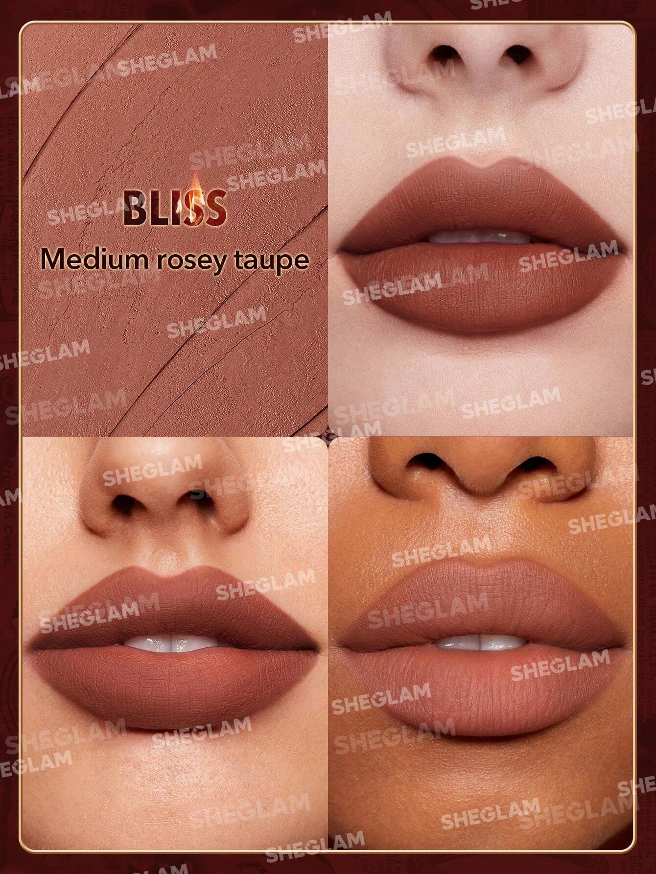 Sheglam Ember Rose Dynamatte Boom Long Lasting Matte Lipstick  2