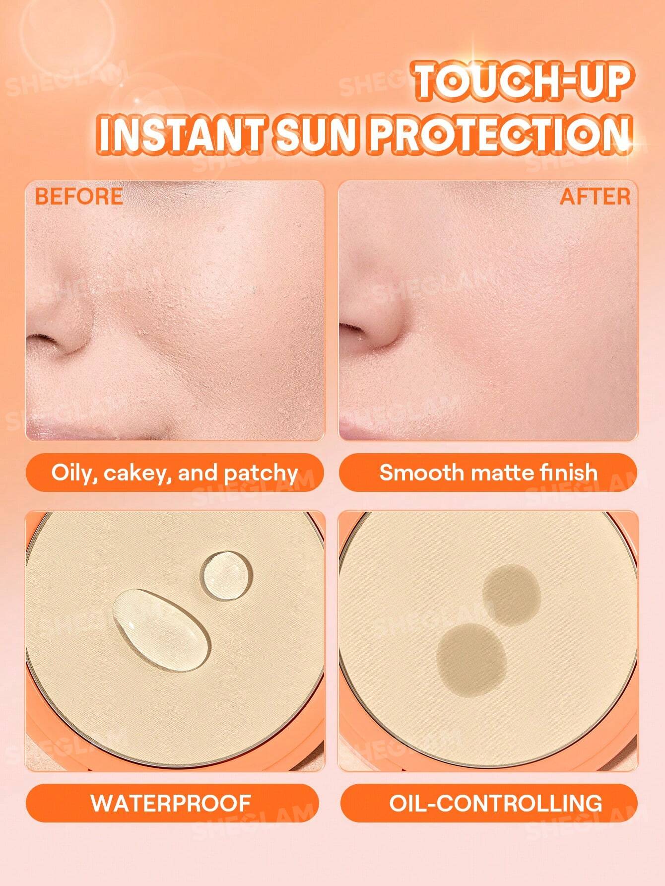 Sheglam Insta-Ready Sunset Blur Setting Powder 4