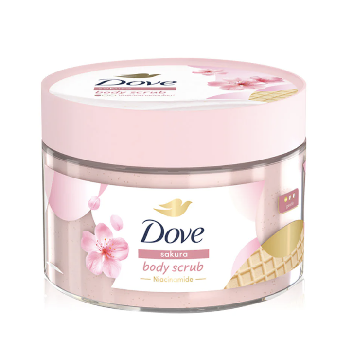 Dove Sakura Body Scrub 280g