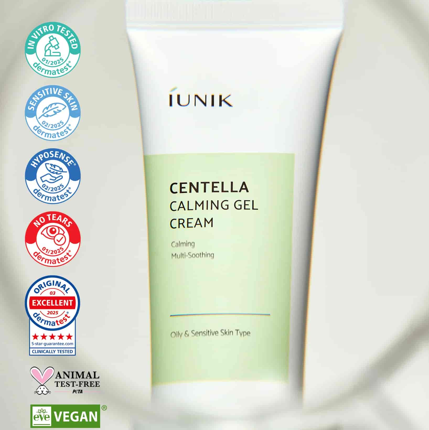 Iunik Centella Calming Gel Cream 3