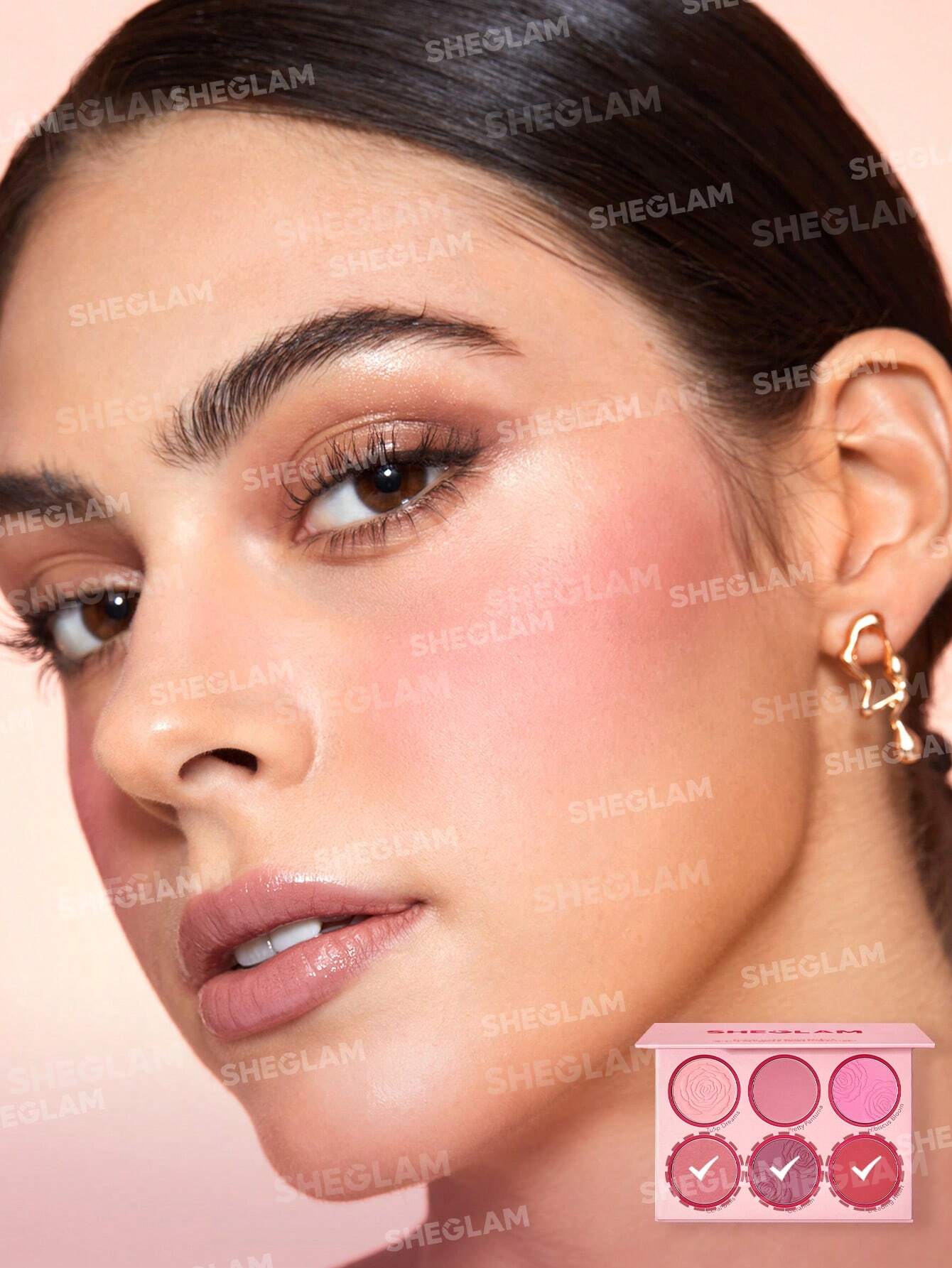 Sheglam Floral Flush Blush Palette 6