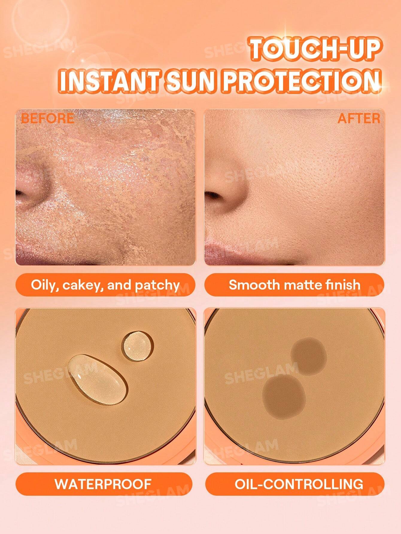 Sheglam Insta-Ready Sunset Blur Setting Powder 4