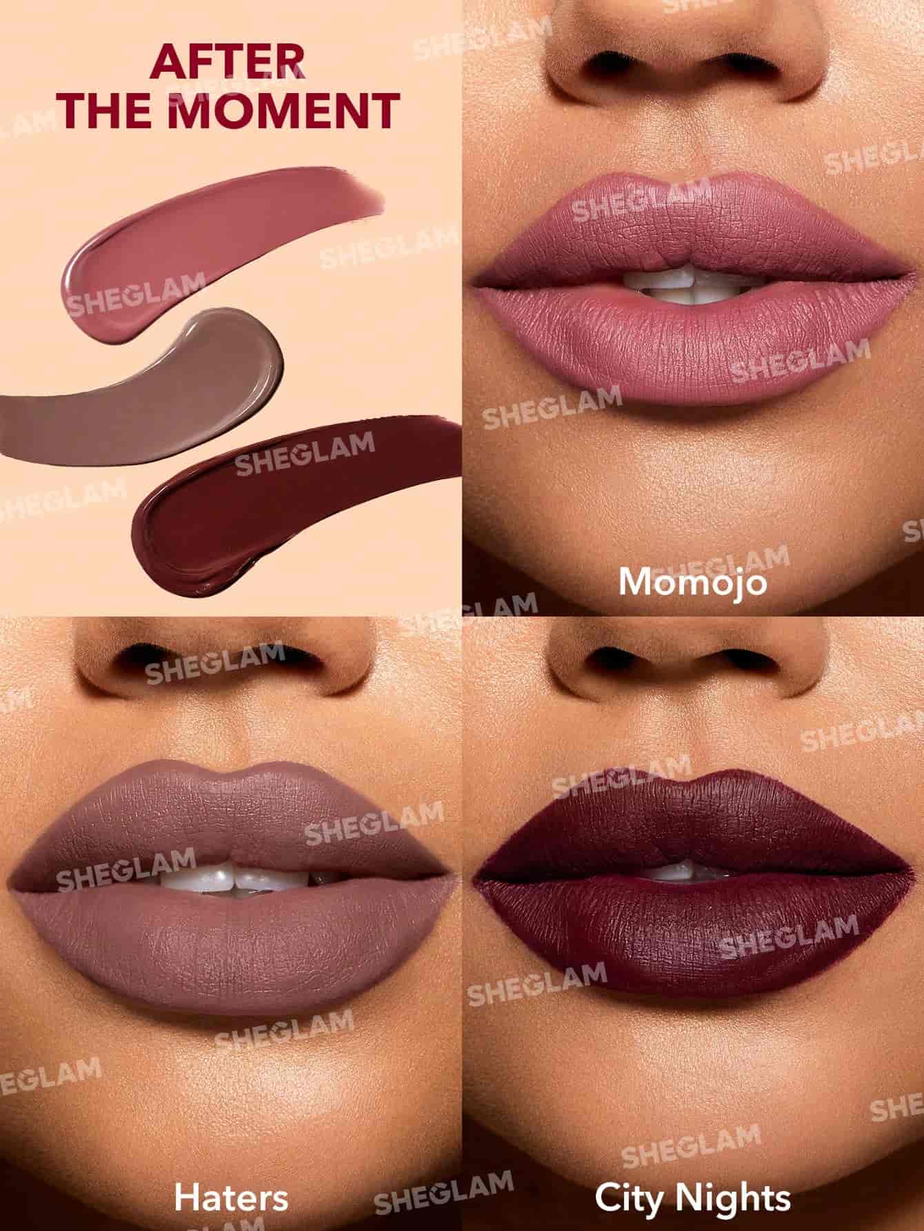 Sheglam Matte Allure Mini Liquid Lipstick Set (3pcs) 4