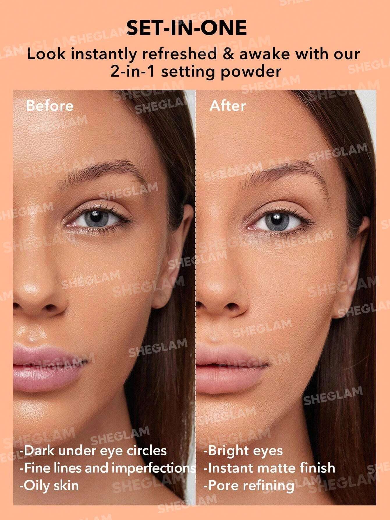Sheglam Insta-Ready Face & Under Eye Setting Powder Duo 4
