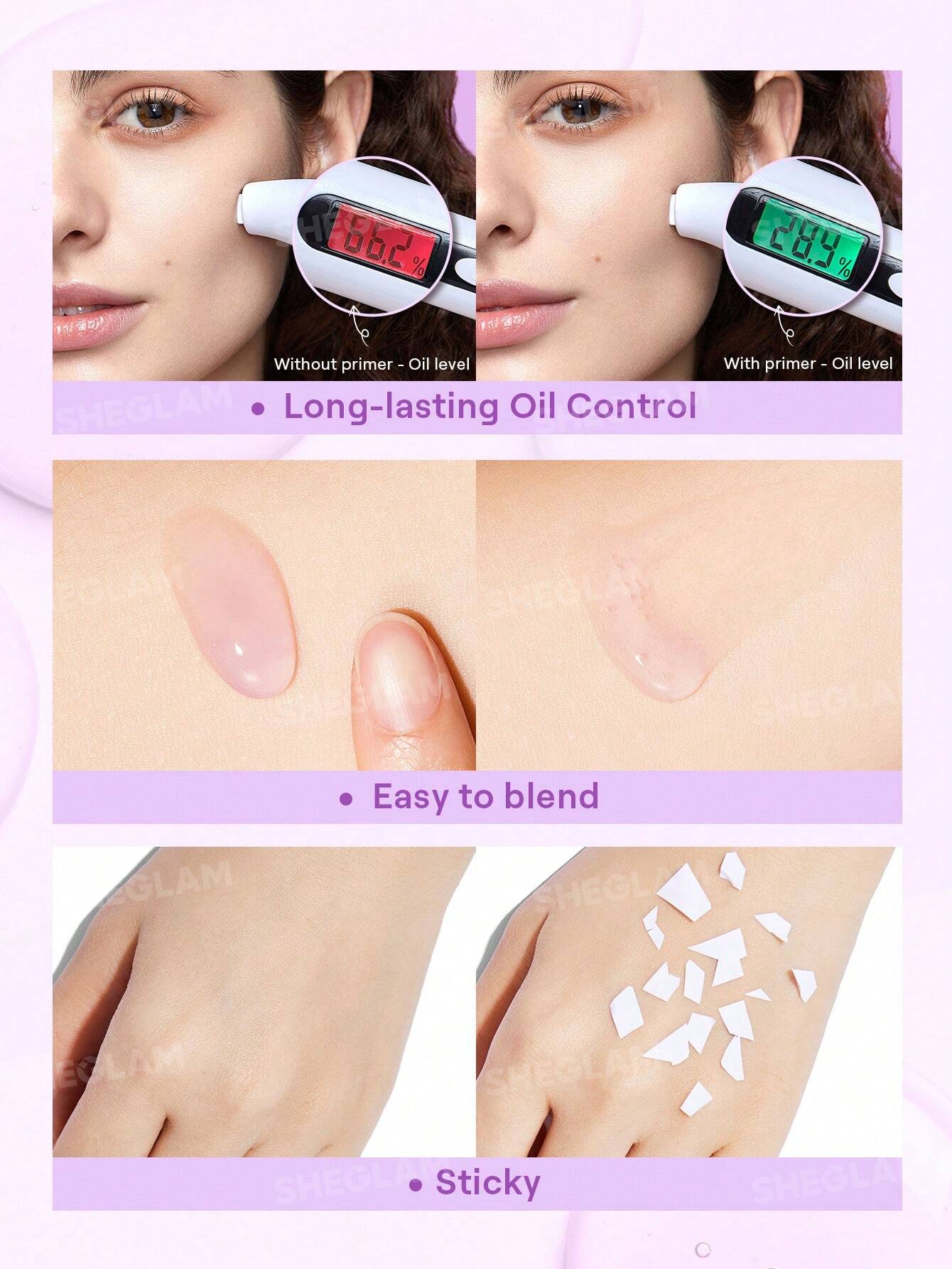 Sheglam Good Grip Hydrating Primer 15 ml Travel Size 5