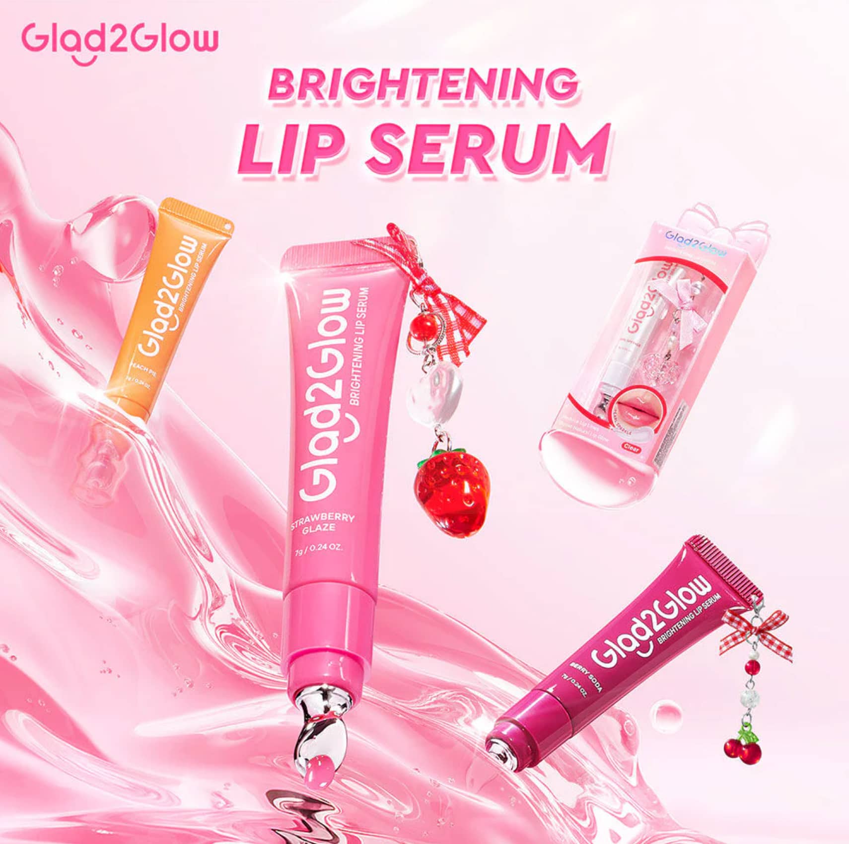 Glad2Glow Brightening Lip Serum 7g 5