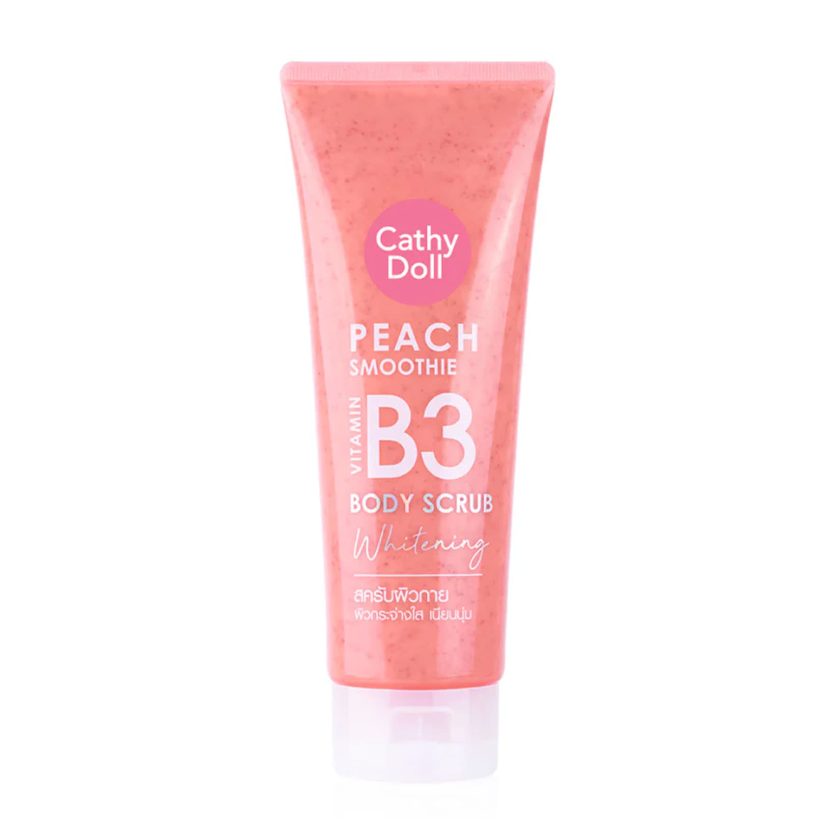 Peach Smoothie Vitamin B3 Body Scrub Whitening