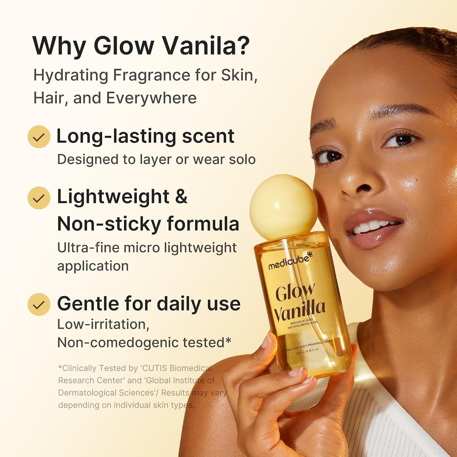 Medicube Glow Vanilla Hair & Body Fragrance Mist 3