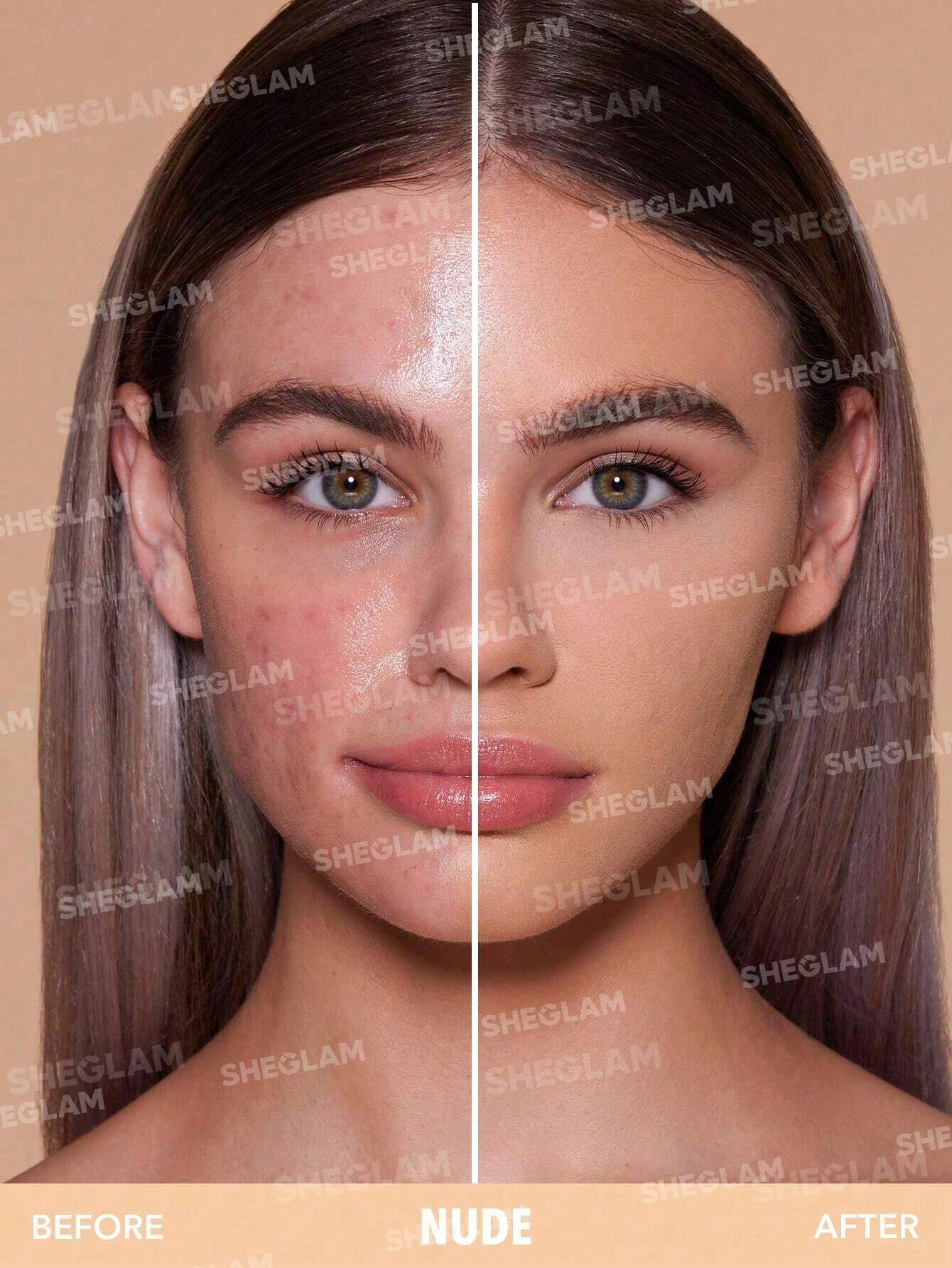 Sheglam Skin-Focus High Coverage Powder Foundation 3
