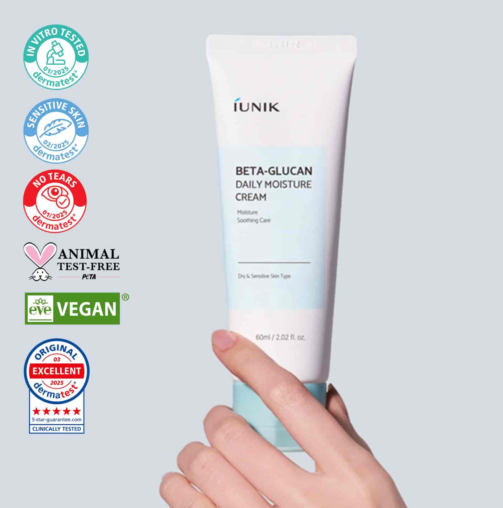 Iunik – Beta Glucan Daily Moisture Cream 3
