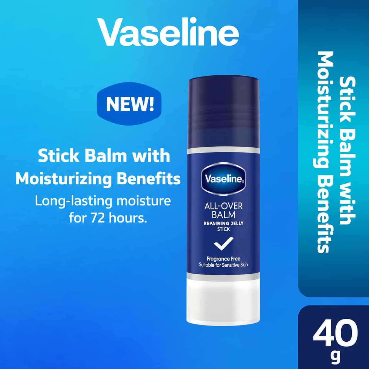 Vaseline Repairing Jelly Stick 40g 5