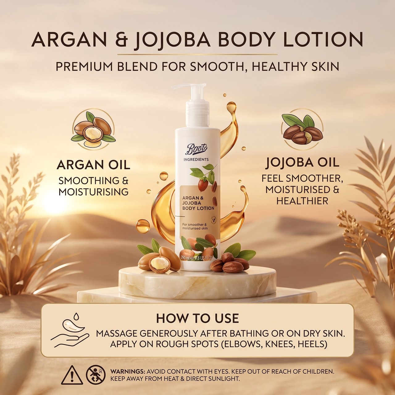Boots Ingredients body lotion 290 ml 3