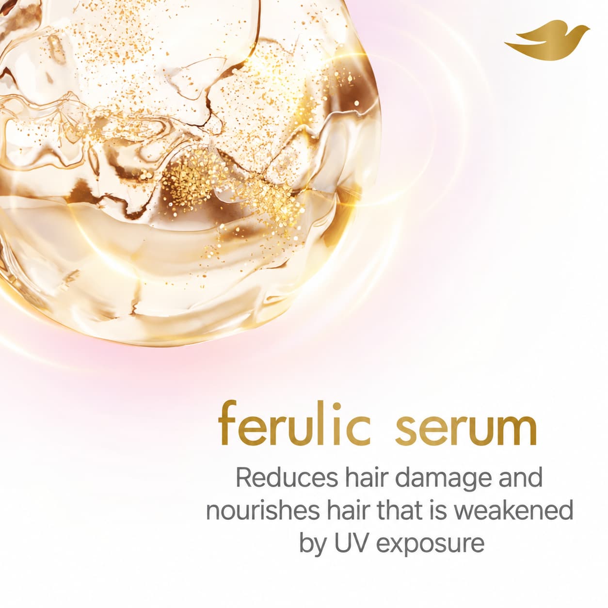 Dove Ferulic+ UV Repair & Glow Damage Therapy Bi-Phase Serum + Oil  3