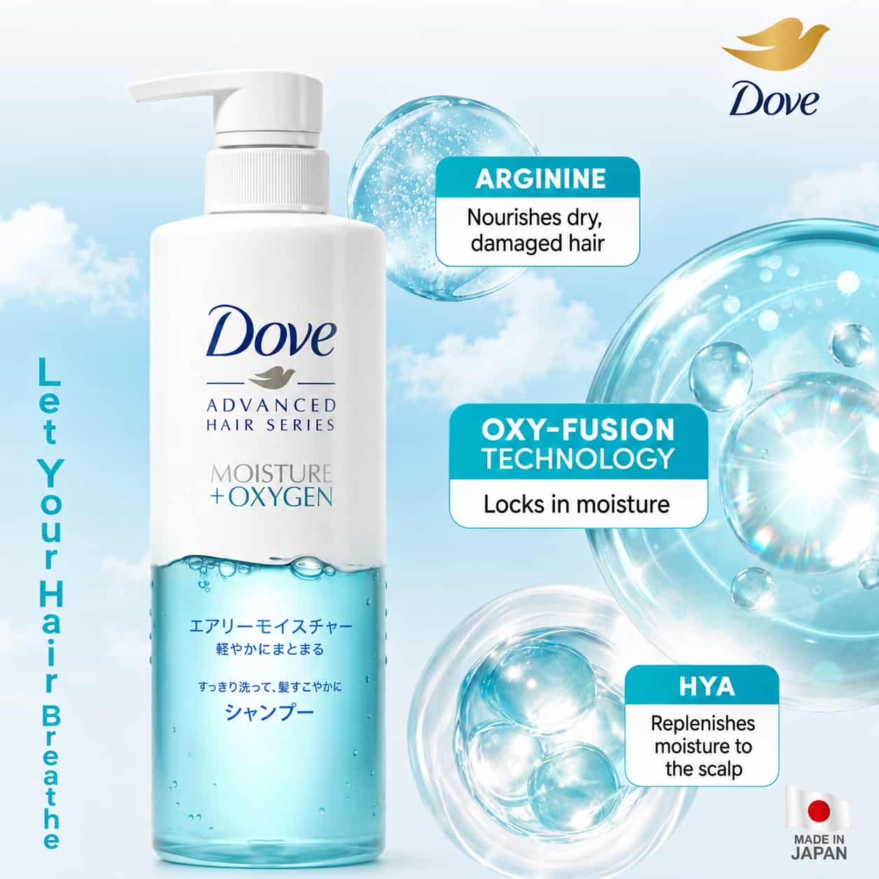 Dove Shampoo Advance Hair Series 3