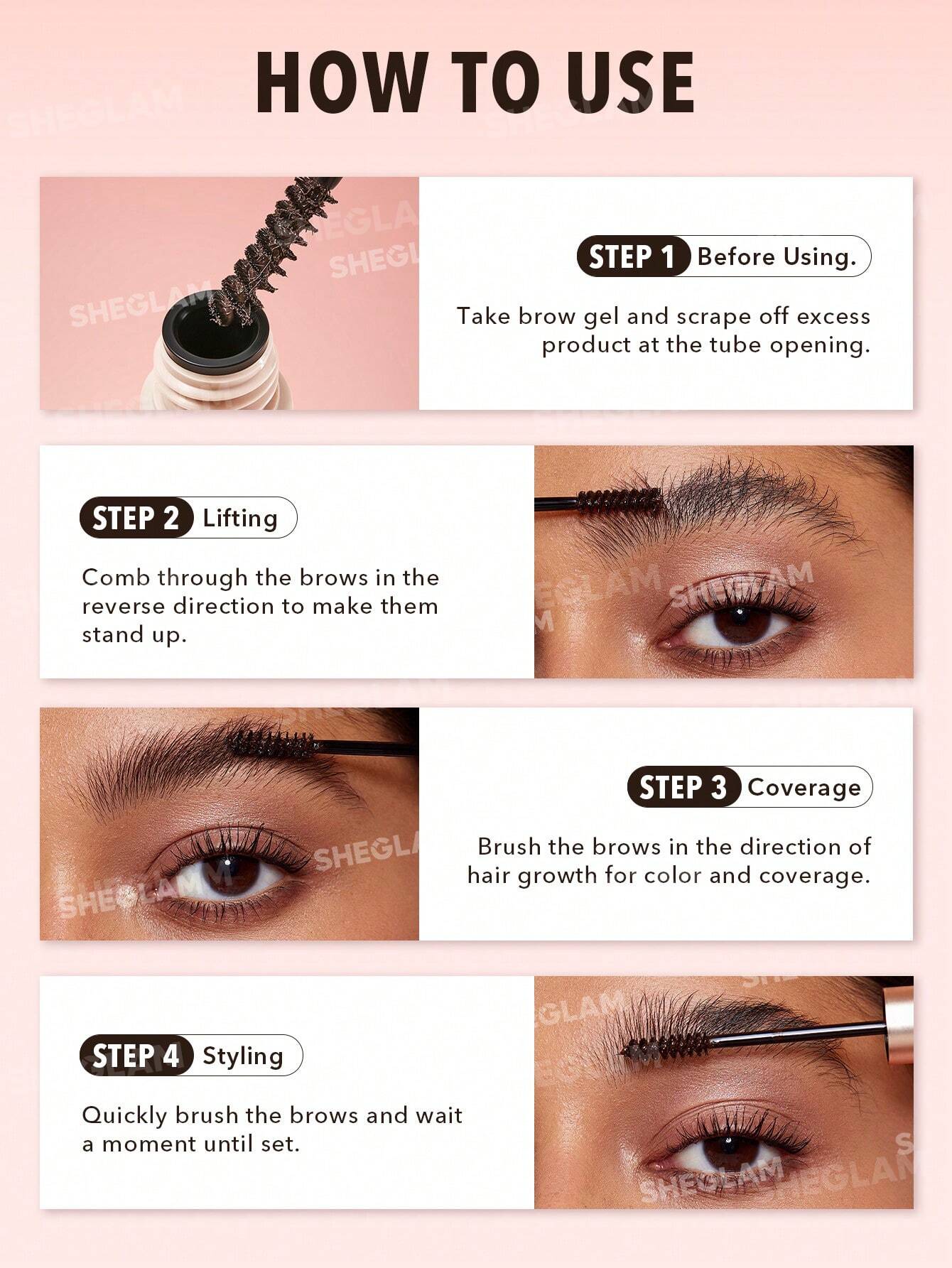 Sheglam Hold 'Em Up Tinted Brow Gel 7