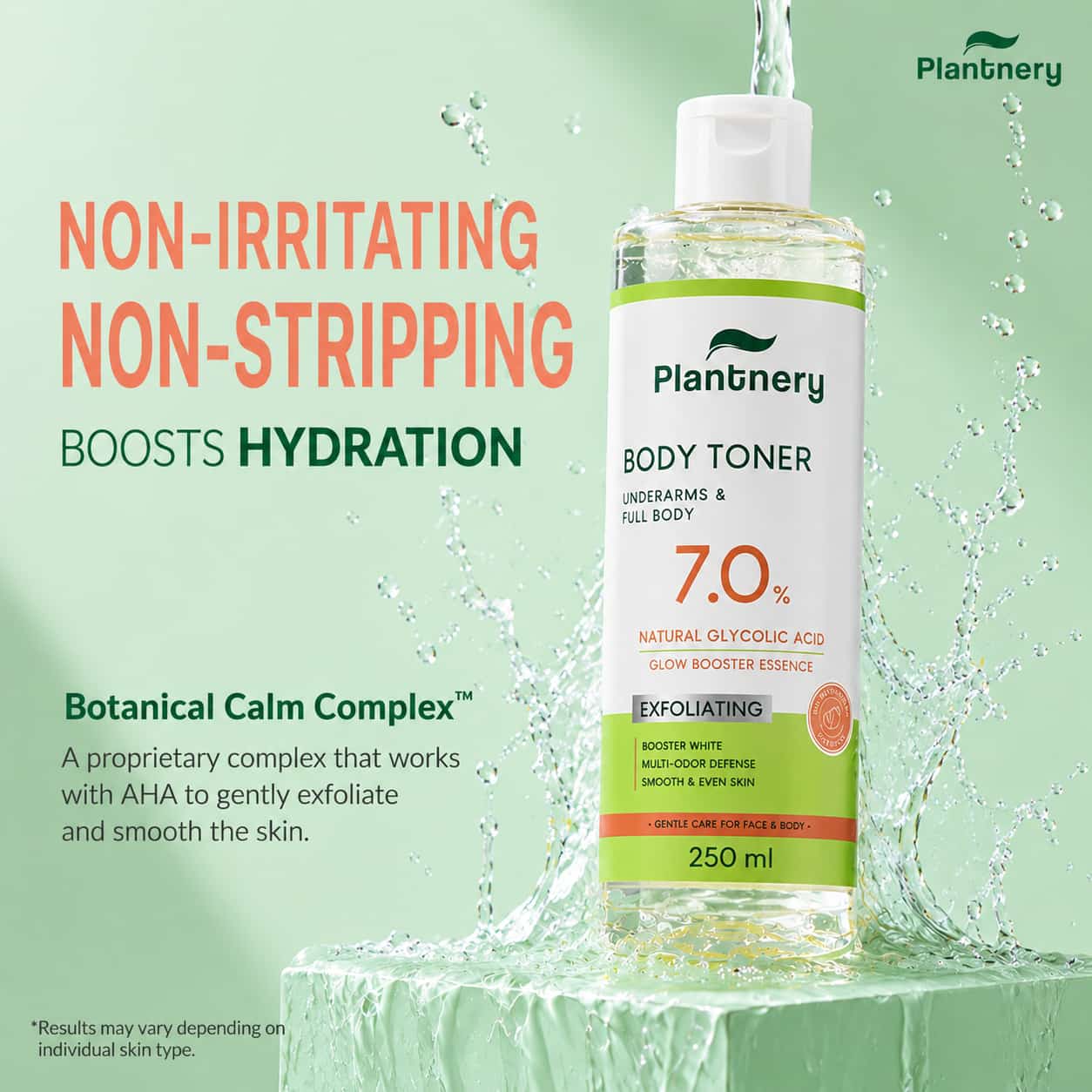 Plantnery Natural Glycolic Bright Body Toner 4