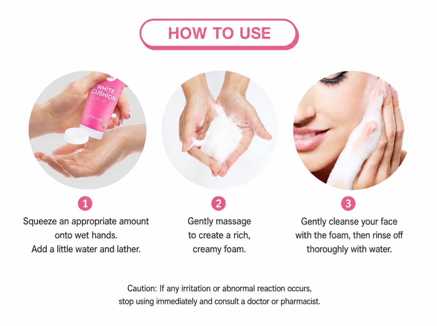 Cathy Doll Cushion Facial Foam Cleanser 4