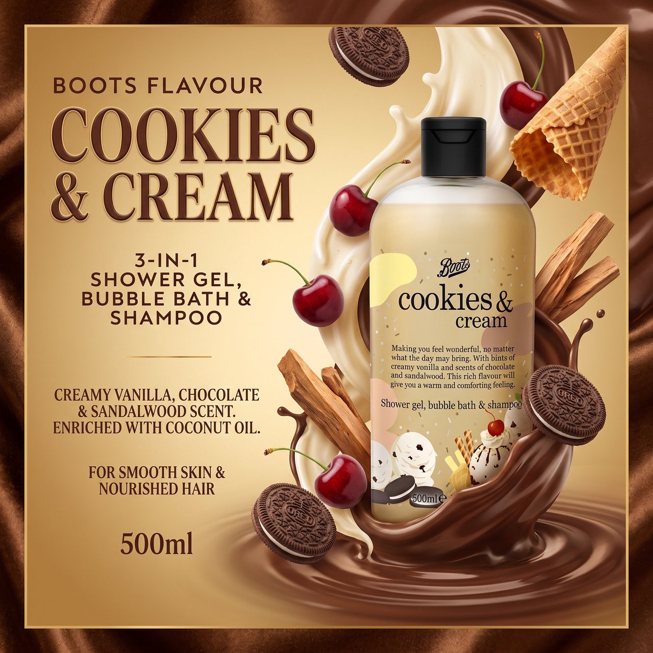 Boots Shower Gel Bubble Bath & Shampoo 4