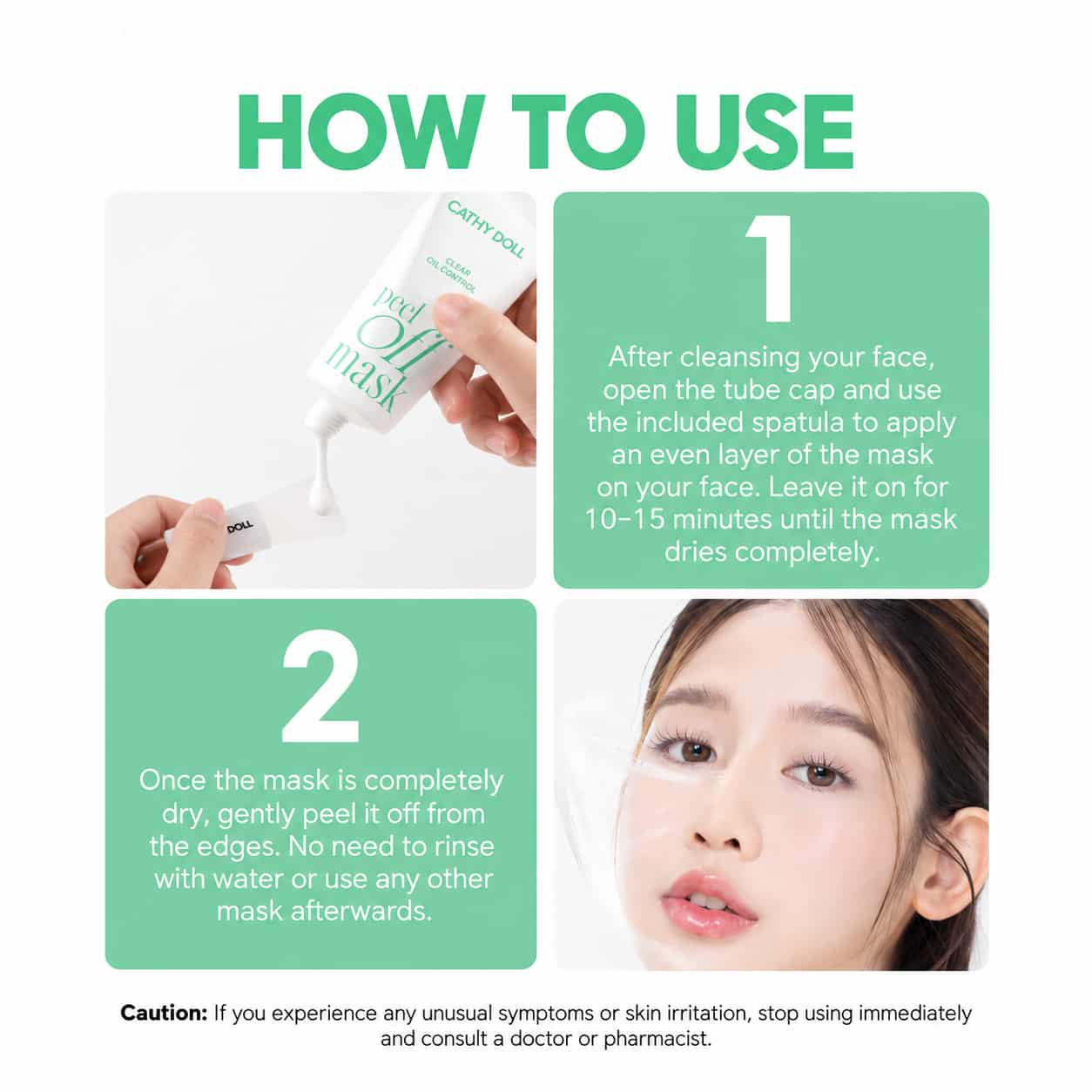 Cathy Doll Peel-Off Mask 50ml  4