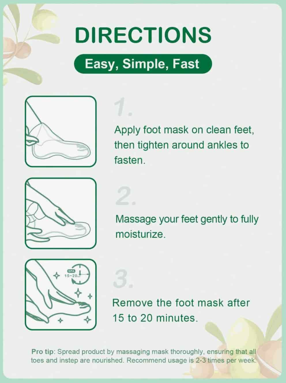 SlowSunday Foot Mask 40g 6
