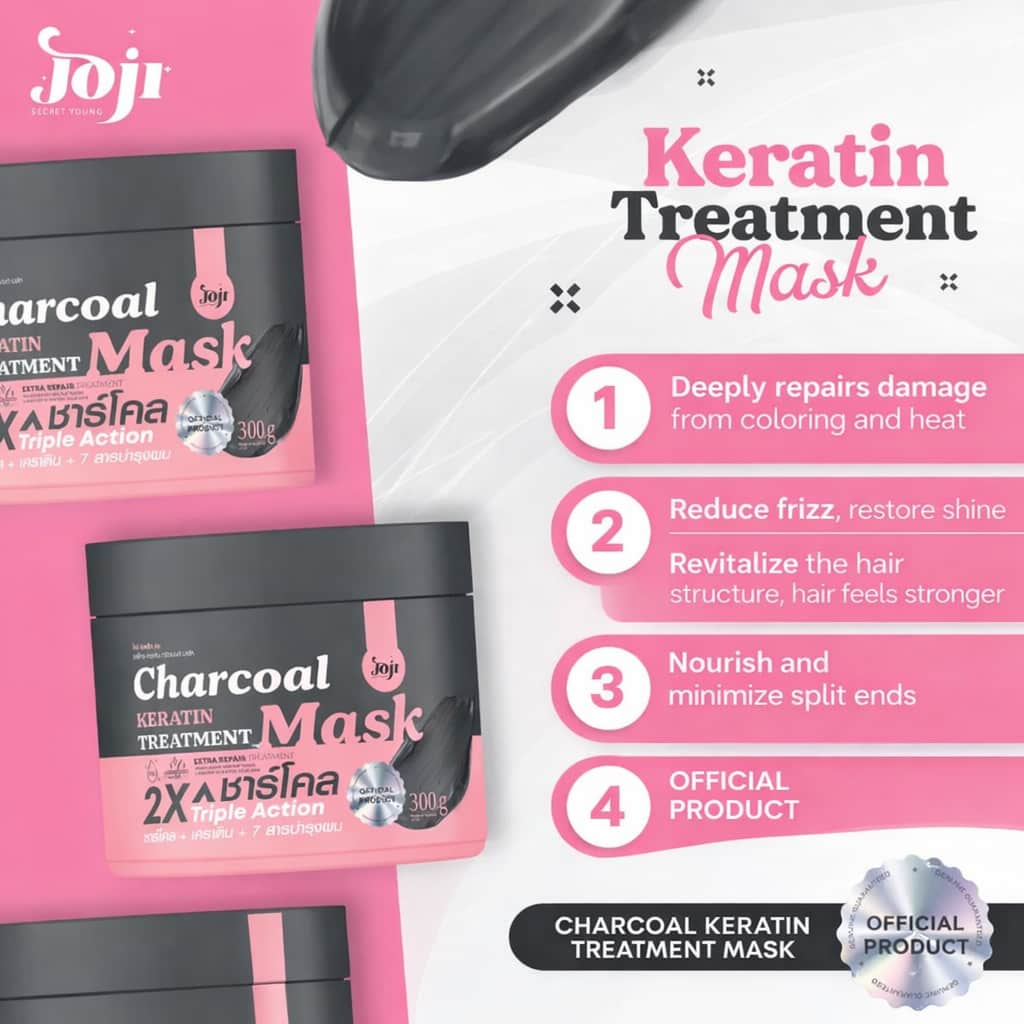 JOJI Secret Young Charcoal Keratin Treatment Mask 2