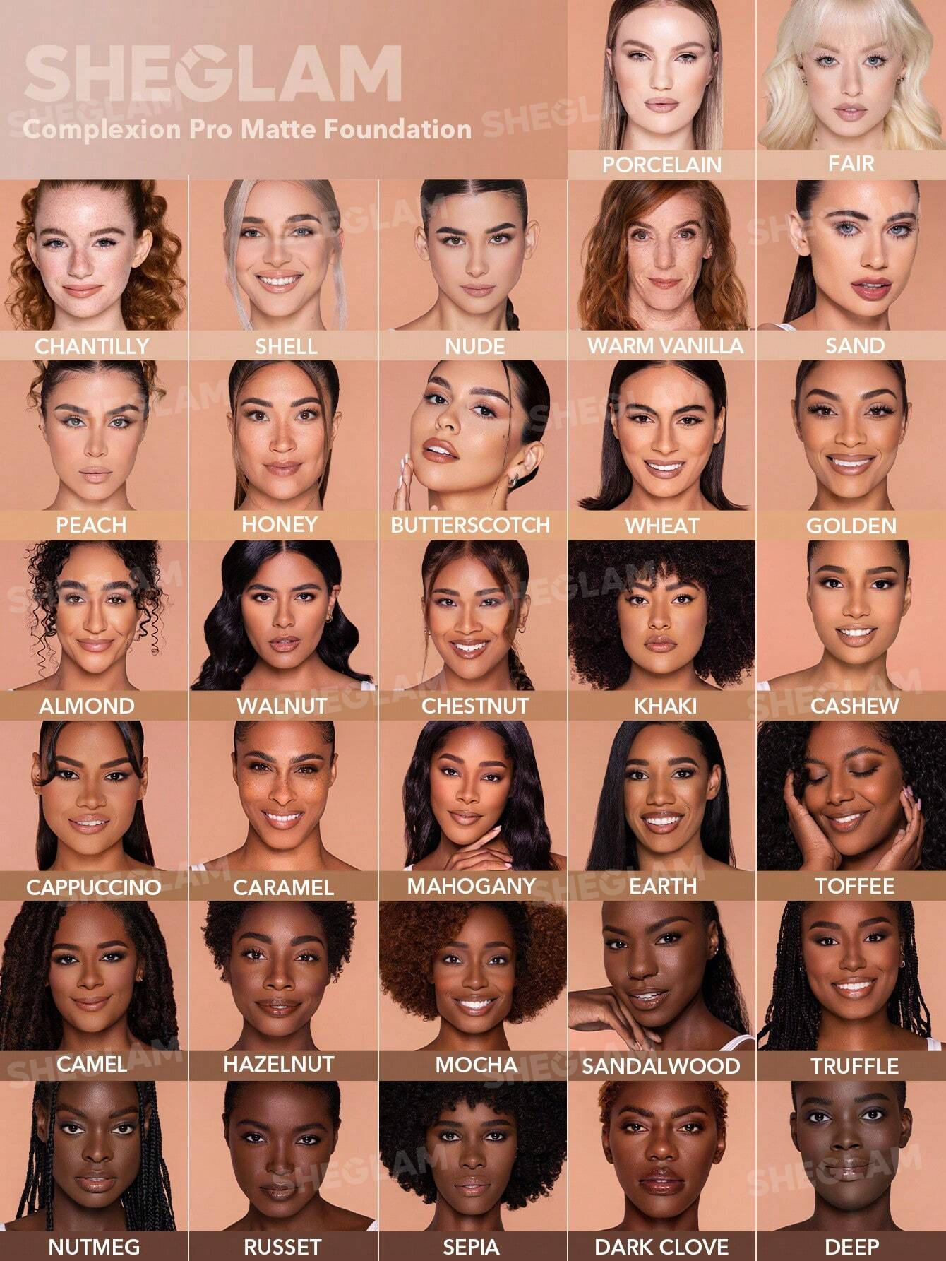Sheglam Complexion Pro Long Lasting Breathable Matte Foundation Sample 7