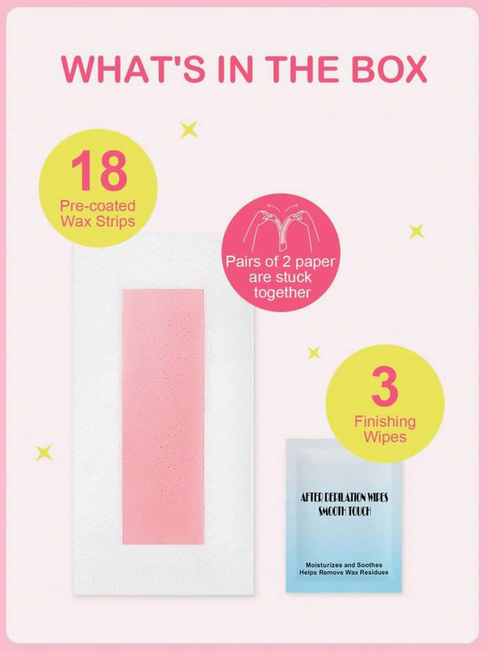 SlowSunday  Facial Wax Strips 40g 4