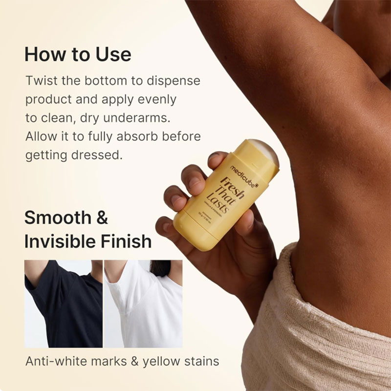 Medicube Kojic Acid Brightening Deodorant (Vanilla & Pistachio) 4