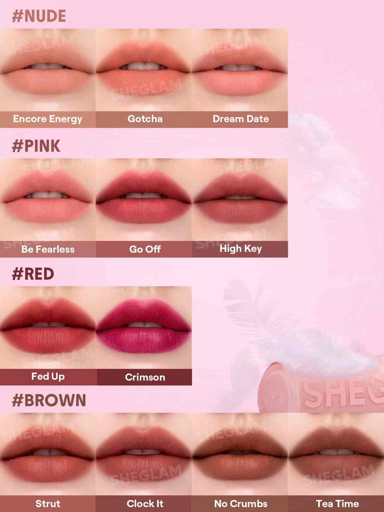 Sheglam Lip Veil Cushion Lightweight Lipstick 5