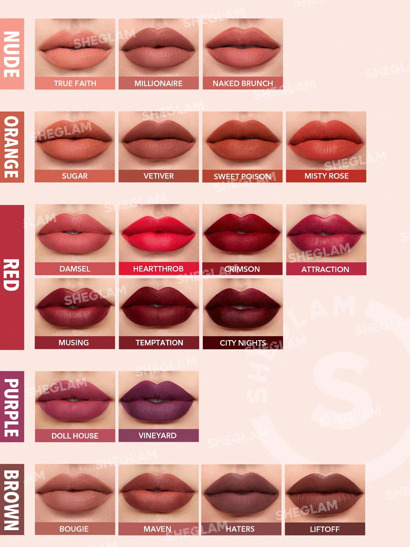 Sheglam Matte Allure Liquid Lipstick 5