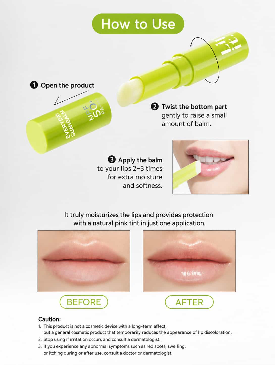 Lip It Sunday Sun Balm SPF50+ PA++++ 3g  6