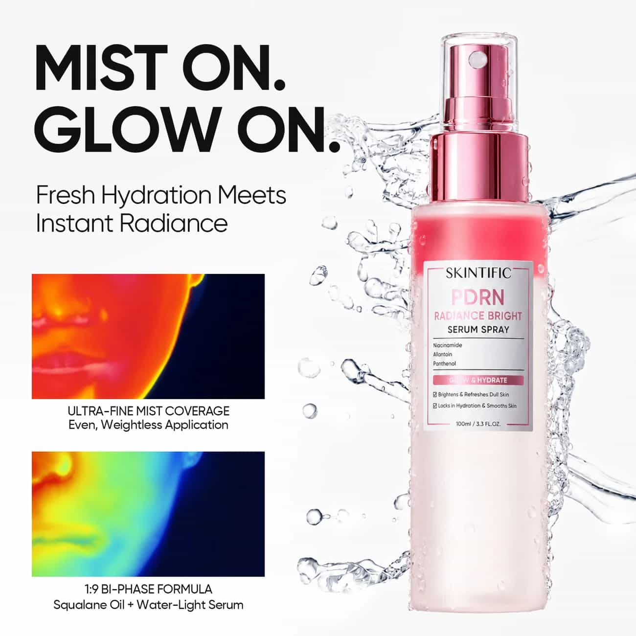 SKINTIFIC PDRN Radiance Bright Serum Spray  2