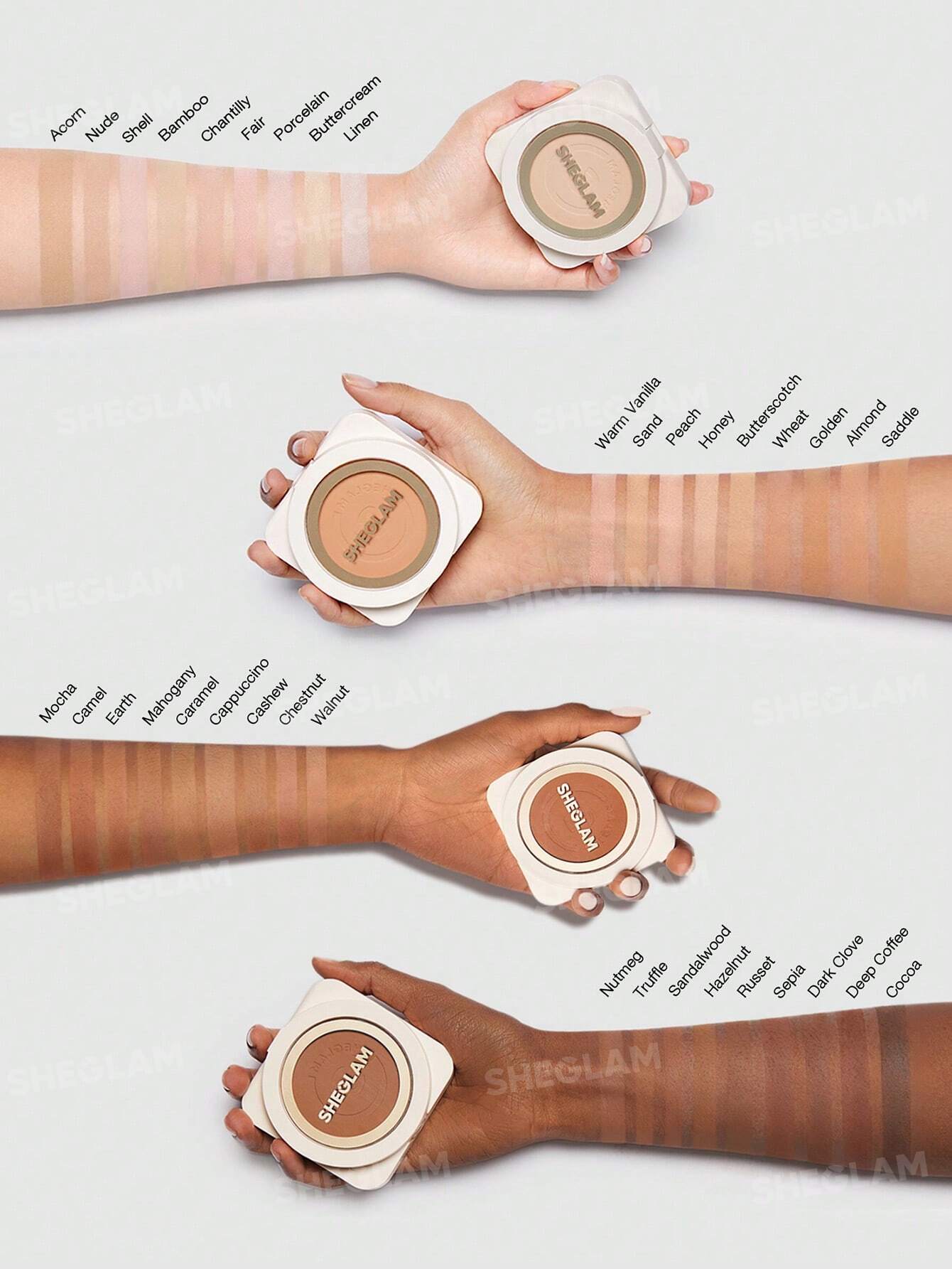 Sheglam Skin-Focus High Coverage Powder Foundation 3