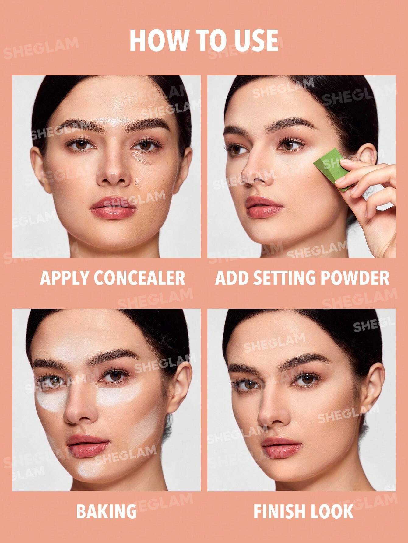 Sheglam Insta-Ready Face & Under Eye Setting Powder Duo 7